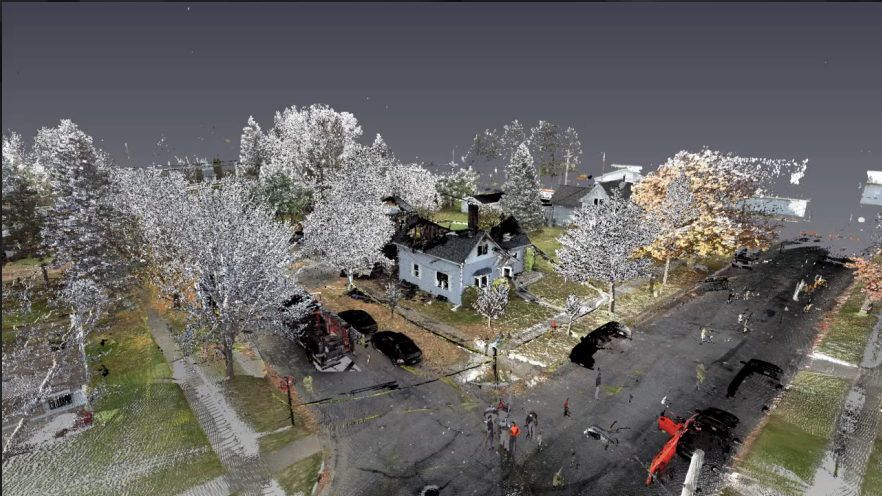 三维激光扫描仪测量